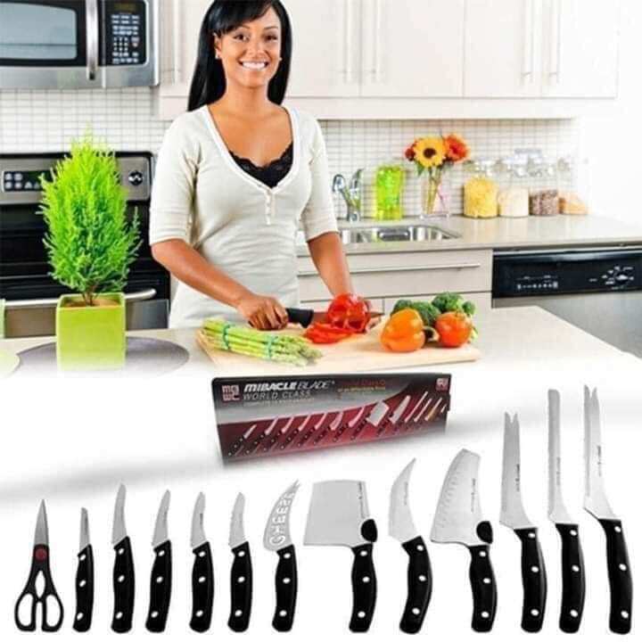 13 Pcs Knife Set By Miracle Blade World Class | Lazada PH