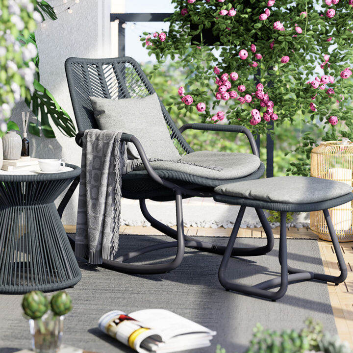 Net Rocking Chair Recliner Adult Balcony Household Accessible Luxury