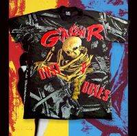 เสื้อ Ovp Guns N Roses สไตล์วินเทจ    . AcDc Label USA Cotton50% Poly50%