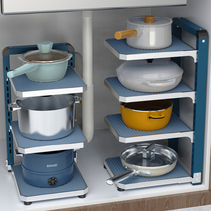 Kệ nhà bếp nhiều tầng đa năng: Với kệ nhà bếp nhiều tầng đa năng, bạn không chỉ có được không gian lưu trữ đồ dùng bếp tiện lợi và gọn gàng, mà còn có thể sắp xếp chúng một cách thông minh để tăng tính thẩm mỹ cho không gian nhà bếp của mình.