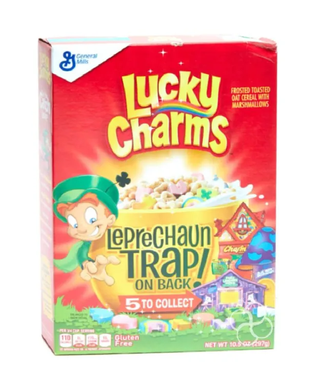 General Mills Lucky Charms Cereal With Marshmallows 297g 