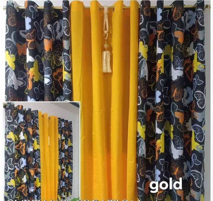 6ft Ring Curtain Butterfly Design Ring Curtain/Sold per piece Lazada PH