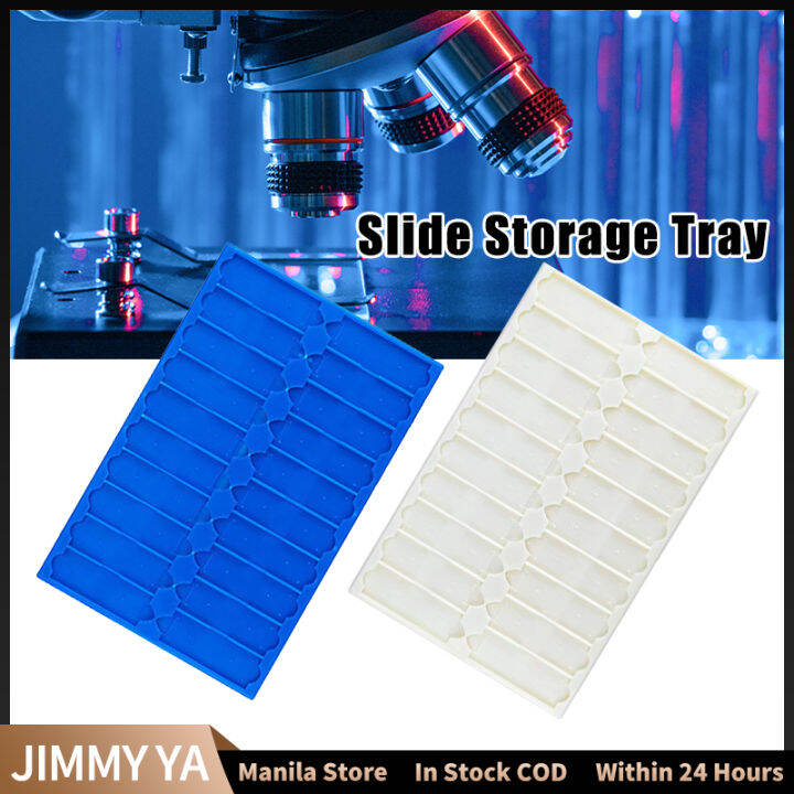 1pc Laboratory Microscope Slide Trays Specimen Slide Storage Plate