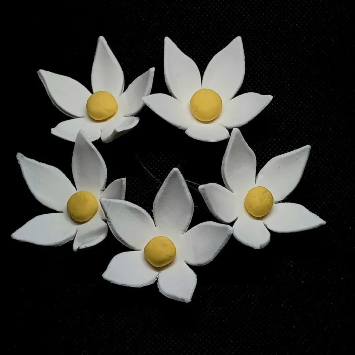 Edible Lily Flower for Cake Decoration 2" 5pcs Lazada PH