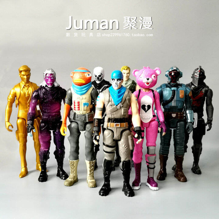 Genuine Large Fortnite Game HandMade 12Inch Action Figure Black