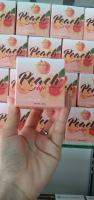 สบู่น้ำนมลูกพีช สบู่ลูกพีช By MR Peach Soap 80g