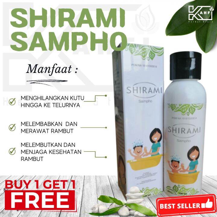 Beli 1 GRATIS 1 - Shirami Shampoo Anti Kutu Isi 100ml - Atasi Kutu Pada ...