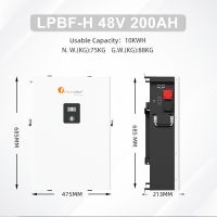 LIFEPO4 BATTERY 48V 200AH 6000cycles รัปประกัน 2 ปี✅??