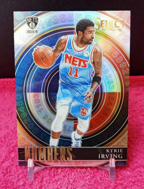 NBA Cards Kyrie Irving Brooklyn Nets Select Numbers Insert Silver