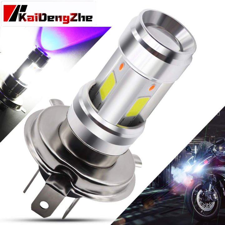 P Ledled Motorcycle Headlight Bulb H4 Hs1 12v Hi-lo Beam For All Cars