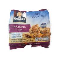 Quaker Oat Cookies Raisins270g.คุกกี้ข้าวโอ๊ตผสมลูกเกด270 กรัม