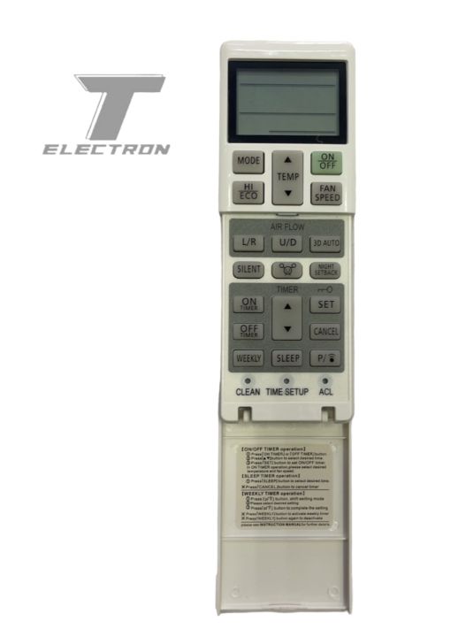 รีโมทแอร์ยี่ห้อมิตซูบิชิรุ่นa700bตรงรุ่นตรงปุ่มใช้ได้เลย