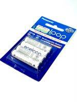 Eneloop Rechargeable Battery AAA รุ่น BK-4MCCE/4NT 4 ก้อน/แพ็ค (White)