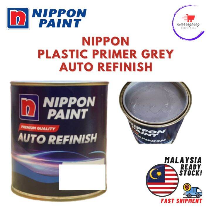 Nippon Paint Plastic Primer Grey Auto Refinish 1L Lazada