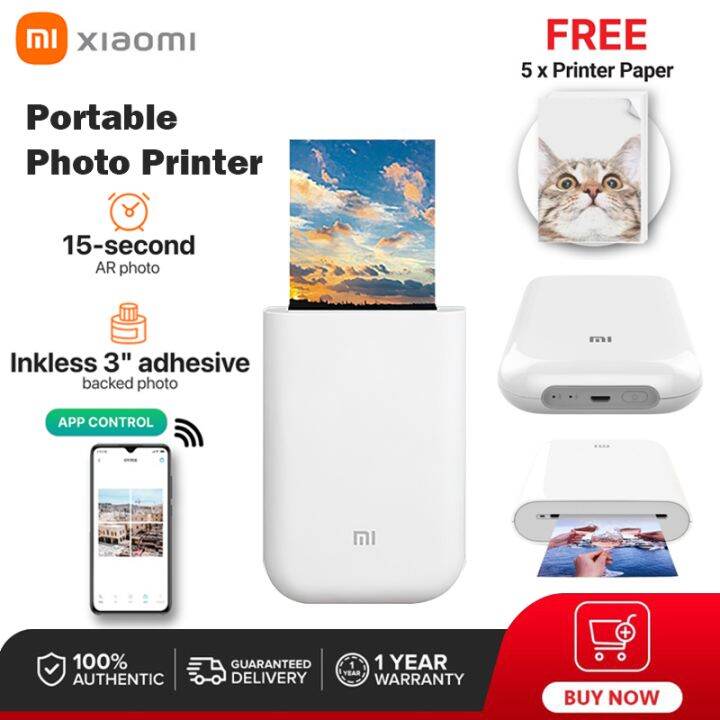 Xiaomi Mini Photo Printer Xiaomi Portable Pocket Photo Printer Kit