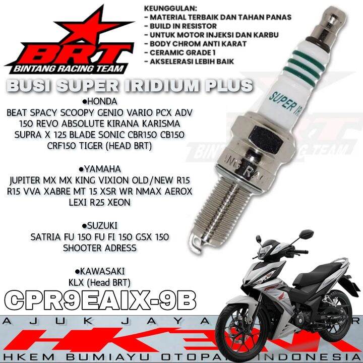 Brt Busi Super Iridium Plus Supra Gtr Cpr9eaix 9b Supra X 125 Karisma