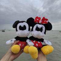 ตุ๊กตา Mickey &amp; Minnie Mouse  นำเข้าจากญี่ปุ่น ?? ขายเป็นคู่ ❤️ สภาพดีน่ารักมาก พร้อมป้ายลิขสิทธิ์ Disney