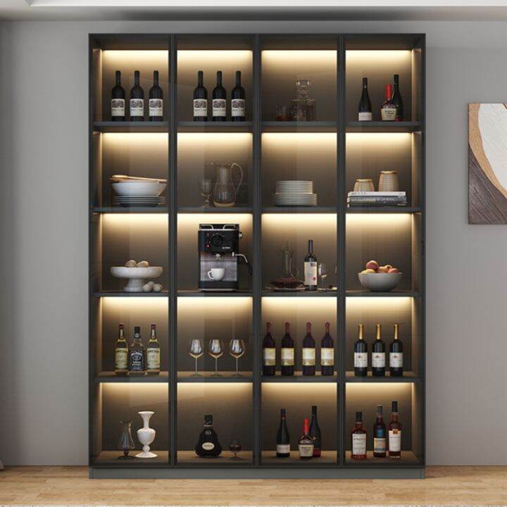 Solid Wood Wine Display Modern Simple Home Accessible