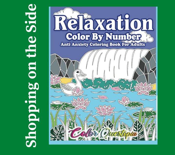 Color Questopia Relaxation Color By Number Adult Coloring Book Lazada PH