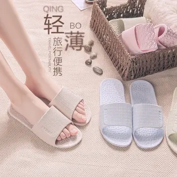 Portable Travel Slippers Folding Open Toe Sandals Non-Disposable Spa Hotel  Slippers Washable Cotton Party Guest Room Indoor Shoes Women Men Business  Anti-Skid Trip Flight Slippers price in UAE | Amazon UAE |