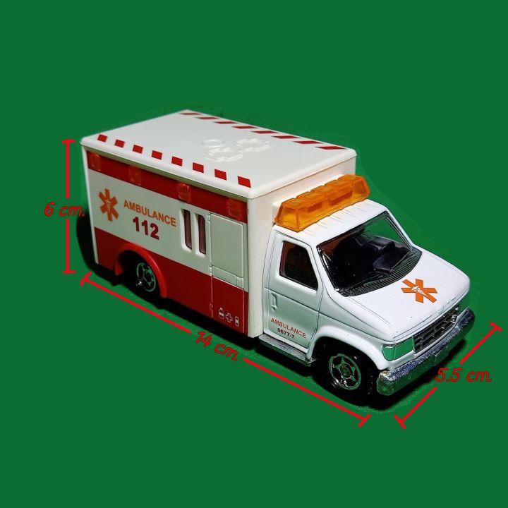 รถโมเดล-majorette-ambulance-112-แท้-100-รถโมเดลเหล็ก