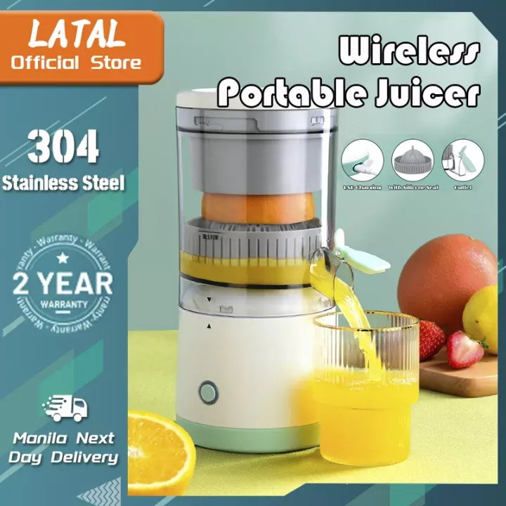 LATAL Multifunctional Portable Juicer Rechargeable Juicer Visual Fruit Extractors Wireless