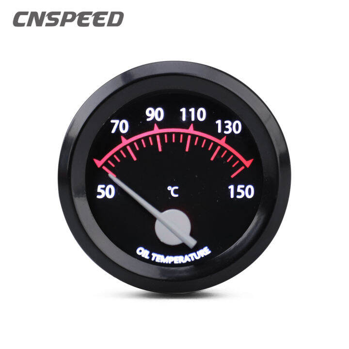 2inch 52mm Universal Racing Oil Temp Gauge 50150 Celsius 12v Car Auto