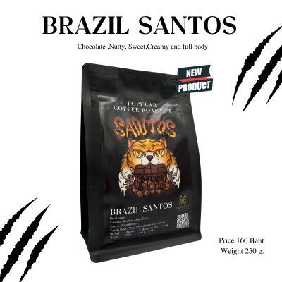 เมล็ดกาแฟคั่ว Brazil Santos [ST] - คั่วกลาง