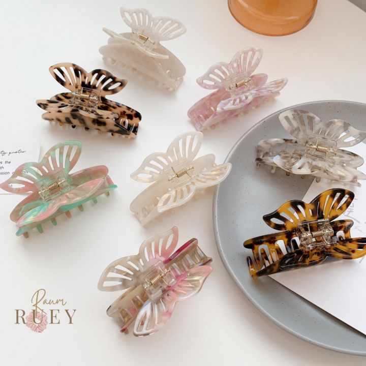 fairy-butterfly-hair-clips-กิ๊บผีเสื้อ-กิ๊บหินอ่อนลายผีเสื้อ-กิ๊บหนีบผมสไตล์เกาหลี-กิ๊บติดผม-กิ๊บหนีบผม-กิ๊บน่ารักๆ-กิ๊บ