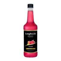 ลองบีชไซรัปราสเบอรรี่ ขนาด 740 มล.  LongBeach  Raspberry Syrup size 740 ml.