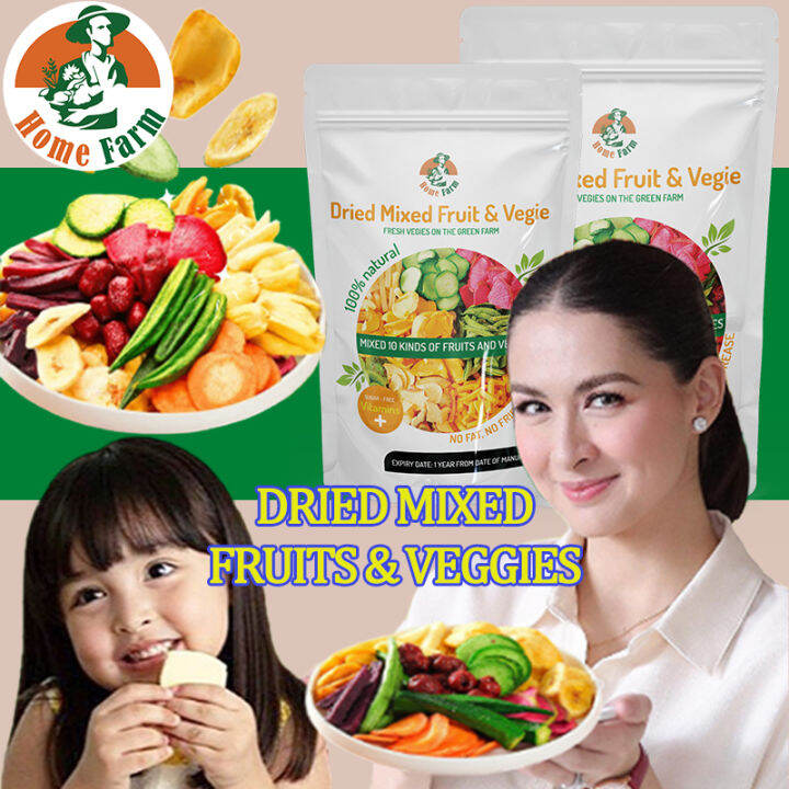 HOMEFARM Dried fruits mixed 10 fruits and vegetables mix dried mixed