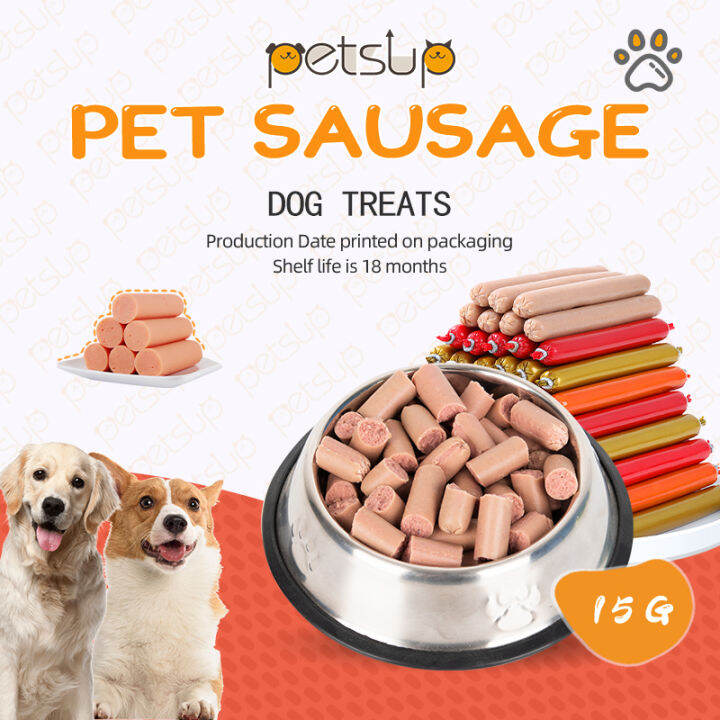 Petsup Pet Sausage Dog Treat Cat Treat Cat Dog Sausage Pet Snack