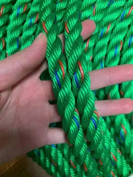 Length 10/20/30/40/50M, diameter 5/8/10mm black lifting safety rope, nylon  rope, braided rope