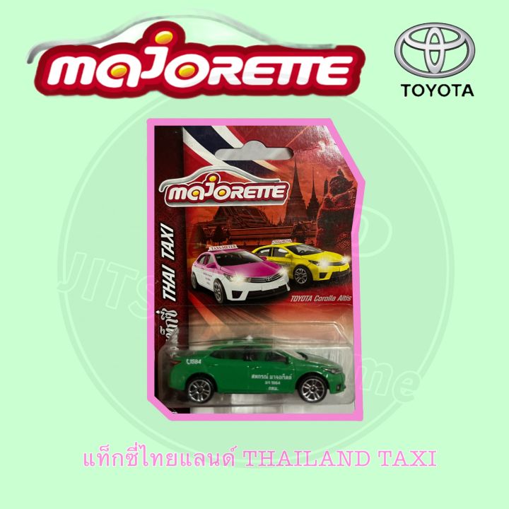 รถโมเดล-majorette-โมเดลรถเหล็ก-รถแท็กซี่-thailand-taxi-toyota