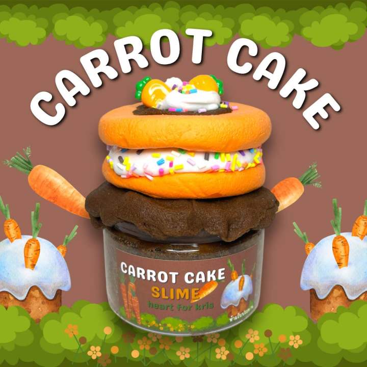 สไลม์-เค้กแครอท-carrot-cake-เนื้อหิมะ-กลิ่นขนม