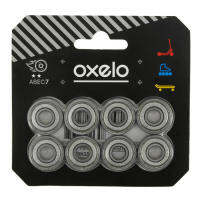 Oxelo ลูกปืนสำหรับอินไลน์สเก็ต สเก็ตบอร์ด และสกู๊ตเตอร์ ABEC 7 แพ็ค 8 ชิ้น??