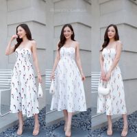 ??? ?????????? ??????? BLOSSOM Dress ?(430฿ฟรีส่ง) เดรสผูกคอทรงคลอเซ็ต ใส่แล้วให้ฟีลเจ้าหญิงสุดๆ ช่วงบนกระชับเก็บทรง มีซิปซ่อนด้านข้าง งานผ้าพรีเมี่ยมพิมลายสวย ใส่ผูกคอหรือเกาะอกก็ไม่ติด บอกเลยว่างานปังมากๆค่า ✨