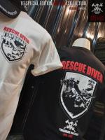 ?มาเพิ่มอีกแล้วเสื้อยืด THEGUARD รุ่นพิเศษ SPECIAL EDITION CODE SPE02 เอาใจสายดำน้ำ RESCUE สกรีน 3 จุด หน้า-หลัง-แขน ???