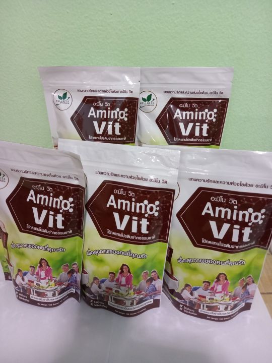 amino-vit-อะมิโนวิค-รสช็อกโกแลต10แพ๊ค-100ซอง