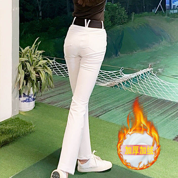 SG Golf Pants Women's Autumn and Winter High Waist Bootcut Trousers