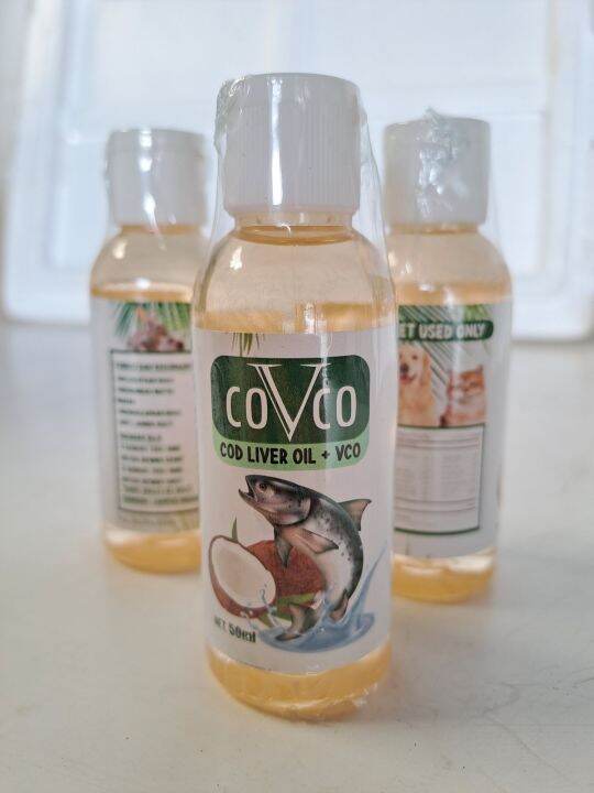 Minyak Ikan untuk Kucing COVCO Cod Liver Oil dan VCO Lazada Indonesia