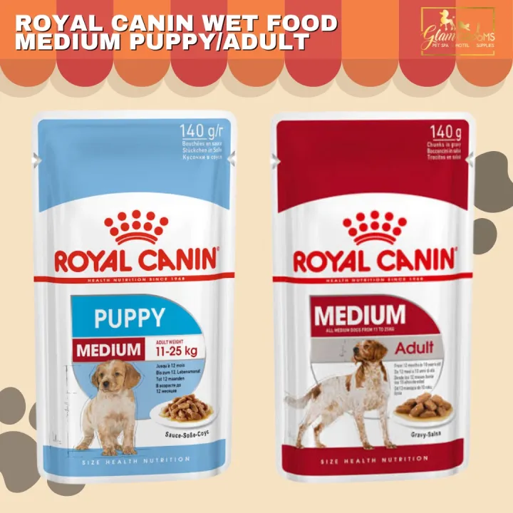 Royal Canin Wet Dog Food Medium Puppy/Adult 140g Lazada PH