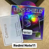 ?พร้อมส่งในไทย?ฟิล์มกระจกเลนส์กล้อง (เเบบใส) 3D สำหรับรุ่น Redmi Note11 ฟิล์มกระจะติดเลนส์มือถือ