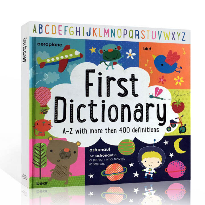 First Dictionary AZ more than 400 definitions เด็กอ่านหนังสือภาพในวัย