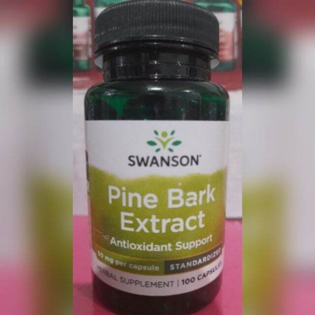 Pine Bark Extract 50mg 100 Capsules EXPIRY Aug. 2024 Swanson
