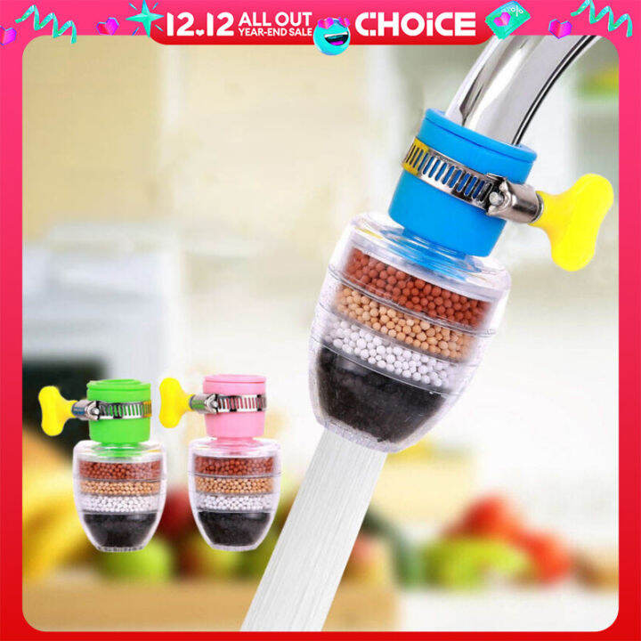 6Layer Faucet Water Filters NoLeakage Fast Flow Kitchen Faucet Water Filter Fits Standard