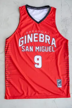Barangay Ginebra San Miguel 2023 Thompson #9 Replica PBA Filipino Jersey New