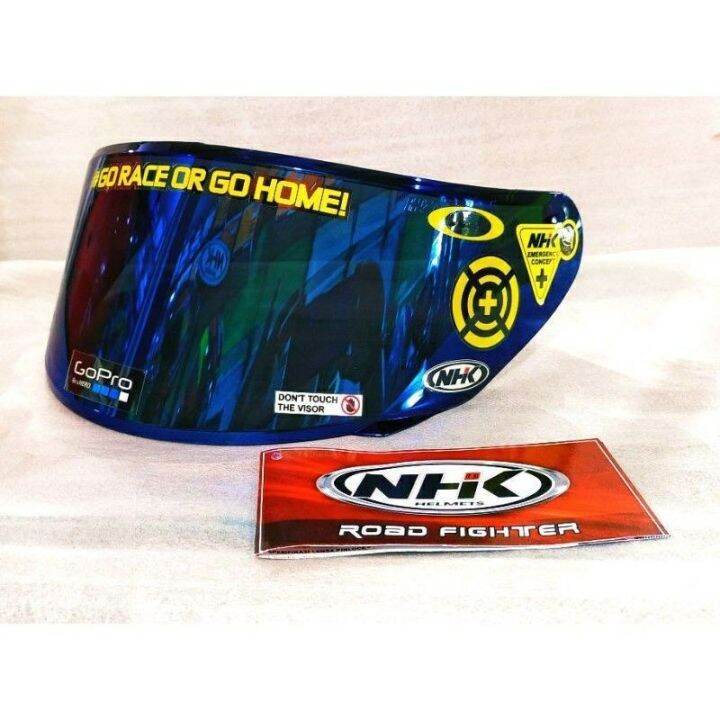 Visor nhk gp 1000 best sale iridium blue