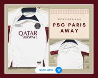 เสื้อฟุตบอลทีม ปารีส เยือน ปี2023/2024 เกรดแฟนบอล PSG PARIS AWAY 2023/2024 (AAA)