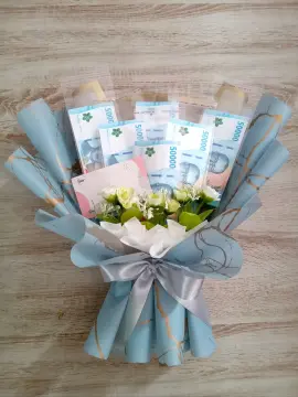 Jual TERLARIS DIY BUKET UANG DIY MONEY BOUQUET KIT THEVIVIDIARY TERLARIS -  Hitam, 10 lembar - Jakarta Timur - Zafazafa